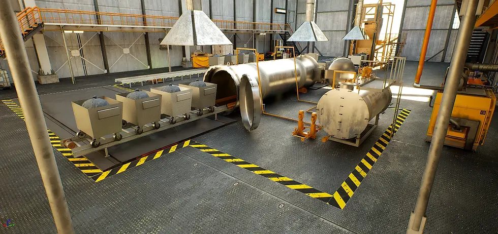 medical waste sterilization shredder plant
