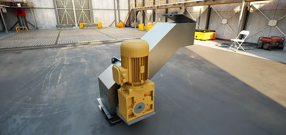 cocoa shredder crusher machine