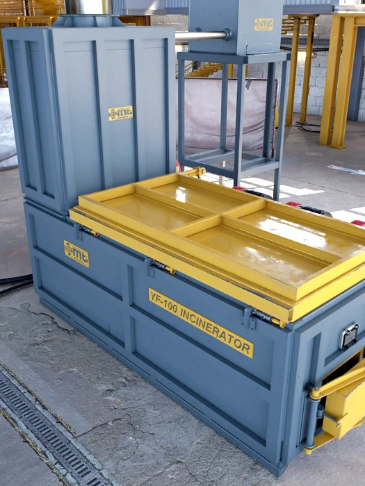 YF-100C Çöp Yakma Fırını, evsel ve endüstriyel atıkları yüksek sıcaklıkta güvenle bertaraf eder. Optimize edilmiş yanma odası ile düşük emisyon, yüksek verimlilik ve enerji geri kazanım özellikleri sunar. Dayanıklı yapısı sayesinde uzun ömürlü kullanım sağlayarak belediyeler ve sanayi tesisleri için çevre dostu bir atık imha çözümü oluşturur.