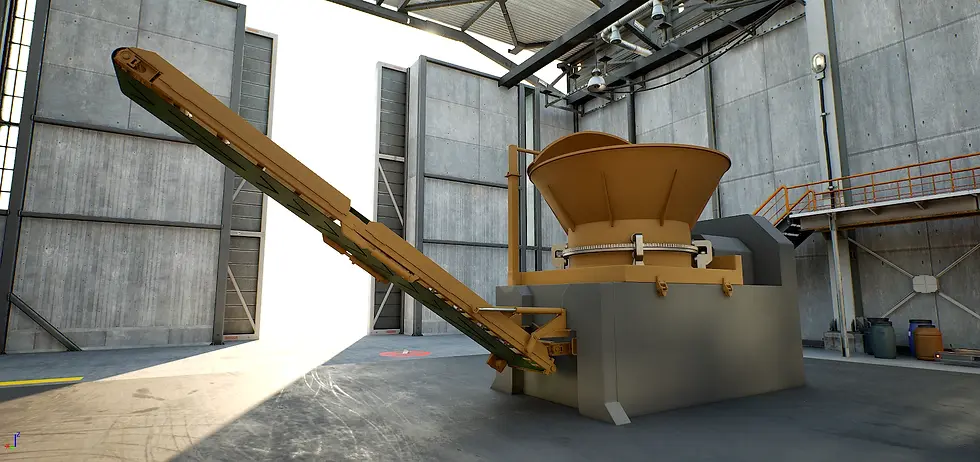 tree root chipper machine