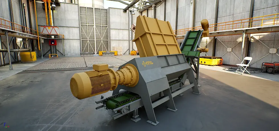 pallet shredder machine