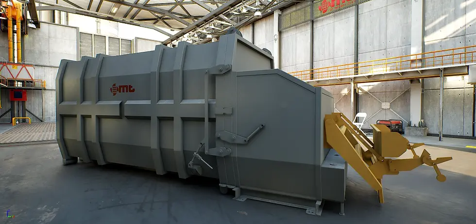 compactor press machine, compactor press, hydraulic compactor press, municipal waste compression, waste volume reduction, mobile compactor press, garbage compactor, automatic waste compactor, portable compactor press, garbage press, garbage compression press,