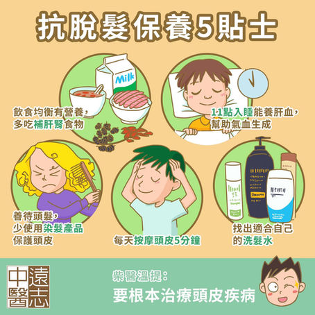 《脫髮成因與保養TIPS》