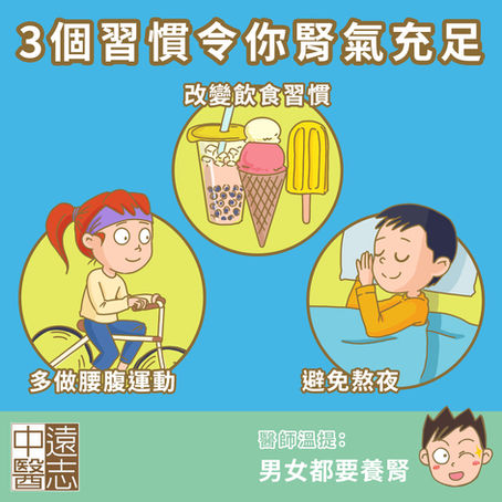 男女都要好腎氣 3個習慣令你腎氣充足