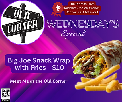 Wednesday special Big Joe Snack Wrap.png