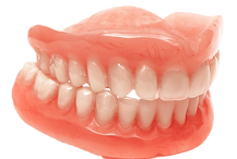 A set of immediate dentures.