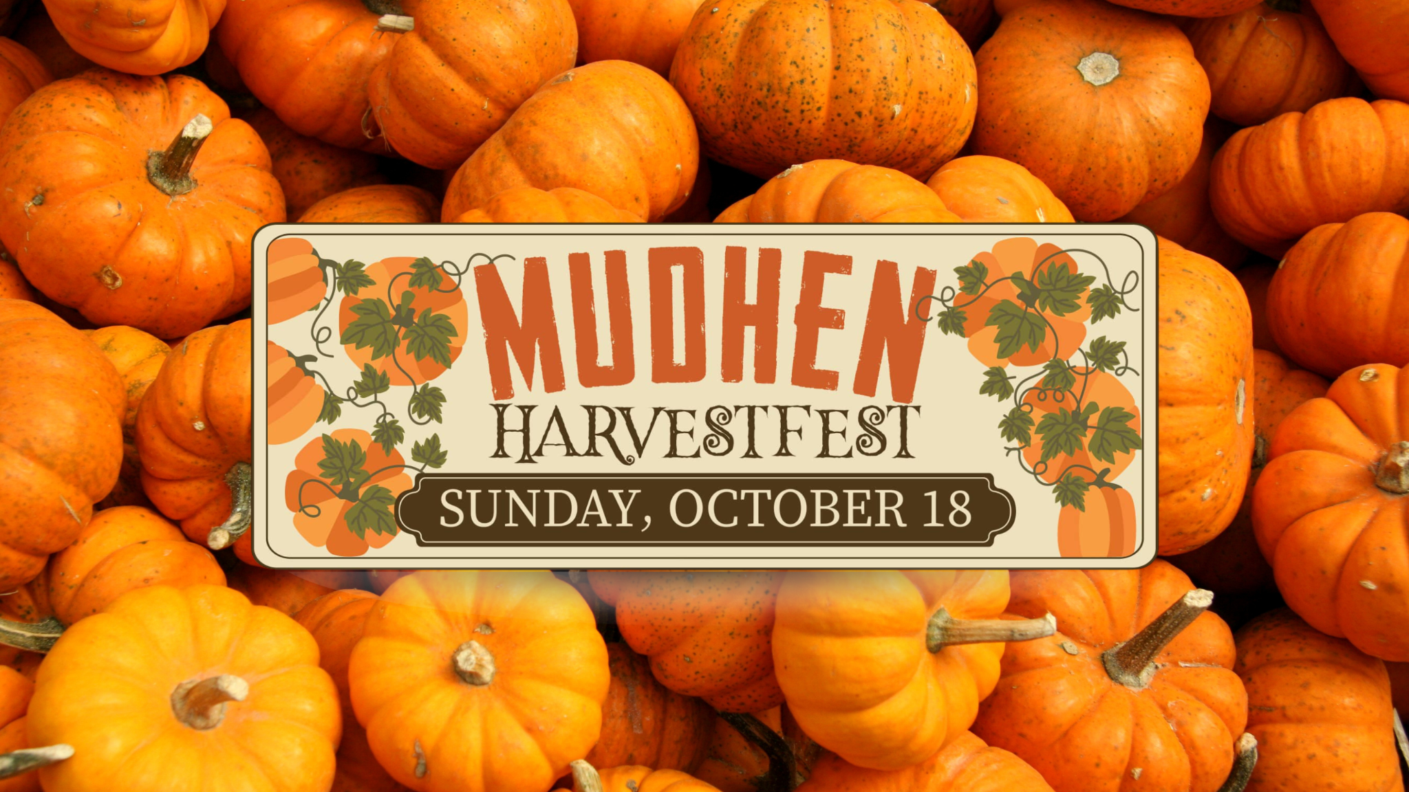 MudHen HarvestFest event artwork