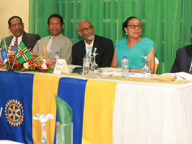 Rotary Club of Dominica Celebrates Leadership Transition and Confers Prestigious Paul Harris Fellow Recognition on His Excellency Charles A. Savarin