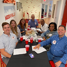 A team building party from a friendly corporation chose Nashvox for their dinner event