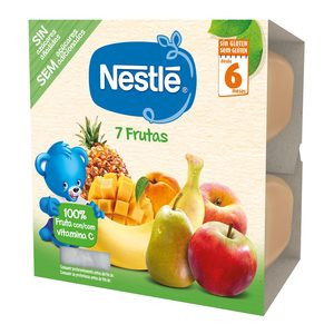 Tarrinas de PURÉS NESTLÉ 7 Frutas