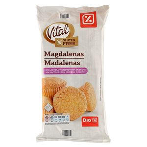 Magdalenas sin lactosa y sin gluten