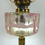 Miniaturbild: Handbemalte Petroleumlampe ca. 1900 Lampe A-20