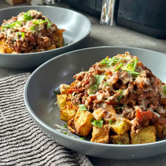 Bolognese Loaded Potatoes