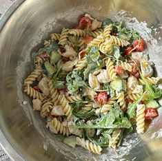 Simple Chicken Pasta Salad