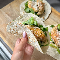 Chicken Caesar Salad Tacos