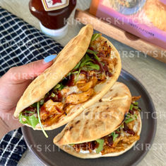 Cheesy BBQ Chicken Flatbread