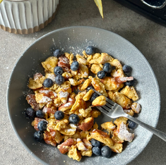 Scrambled Protein Pancakes