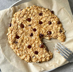 Microwave Chocolate Chip Protein Cookie