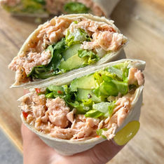 Salmon & Avocado Sweet Chilli Wraps