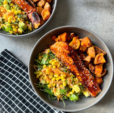 Sweet Potato & Salmon Nourish Bowl