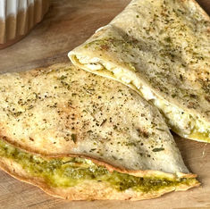 Cheesy Chicken & Pesto Quesadilla