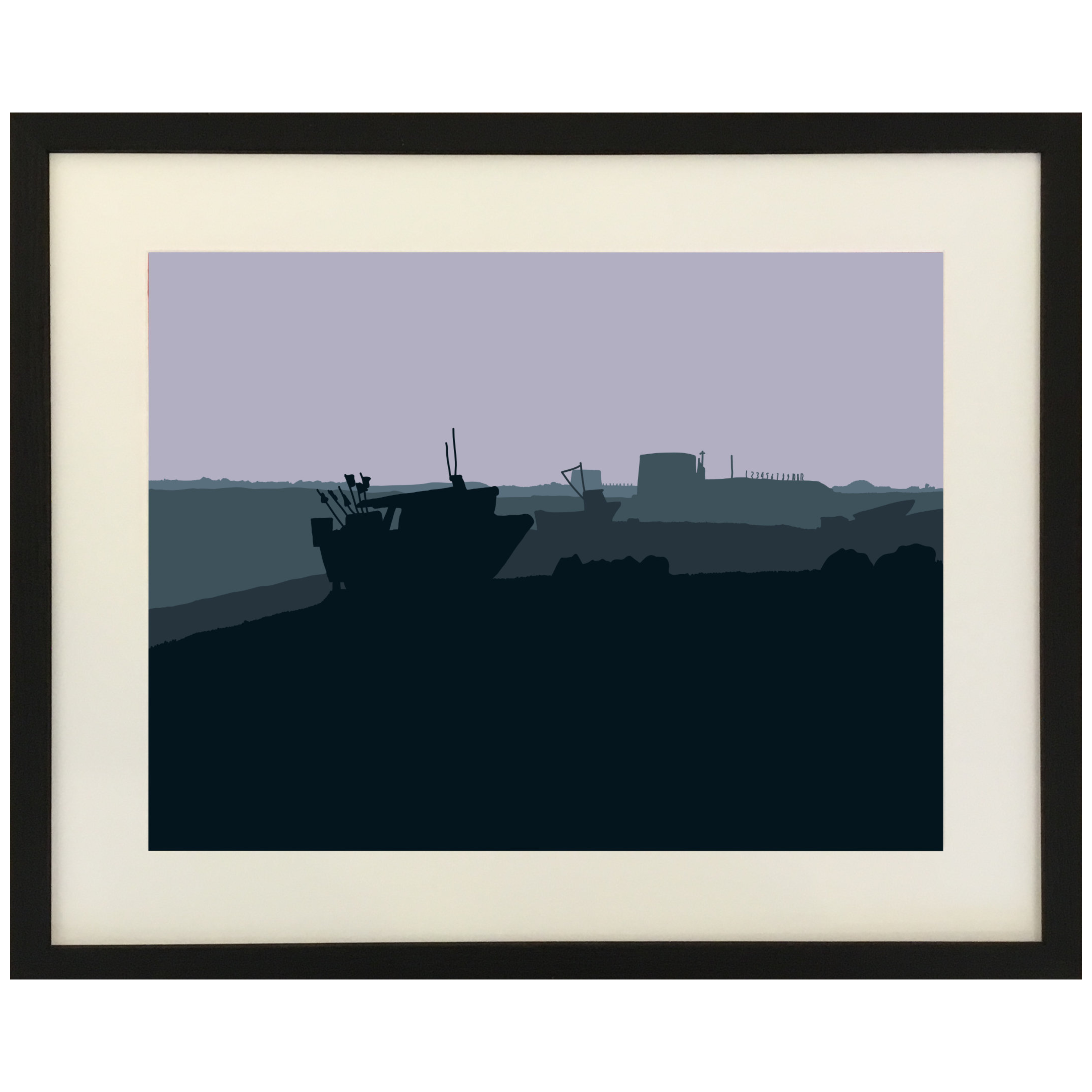 Hythe Beach - Unframed
