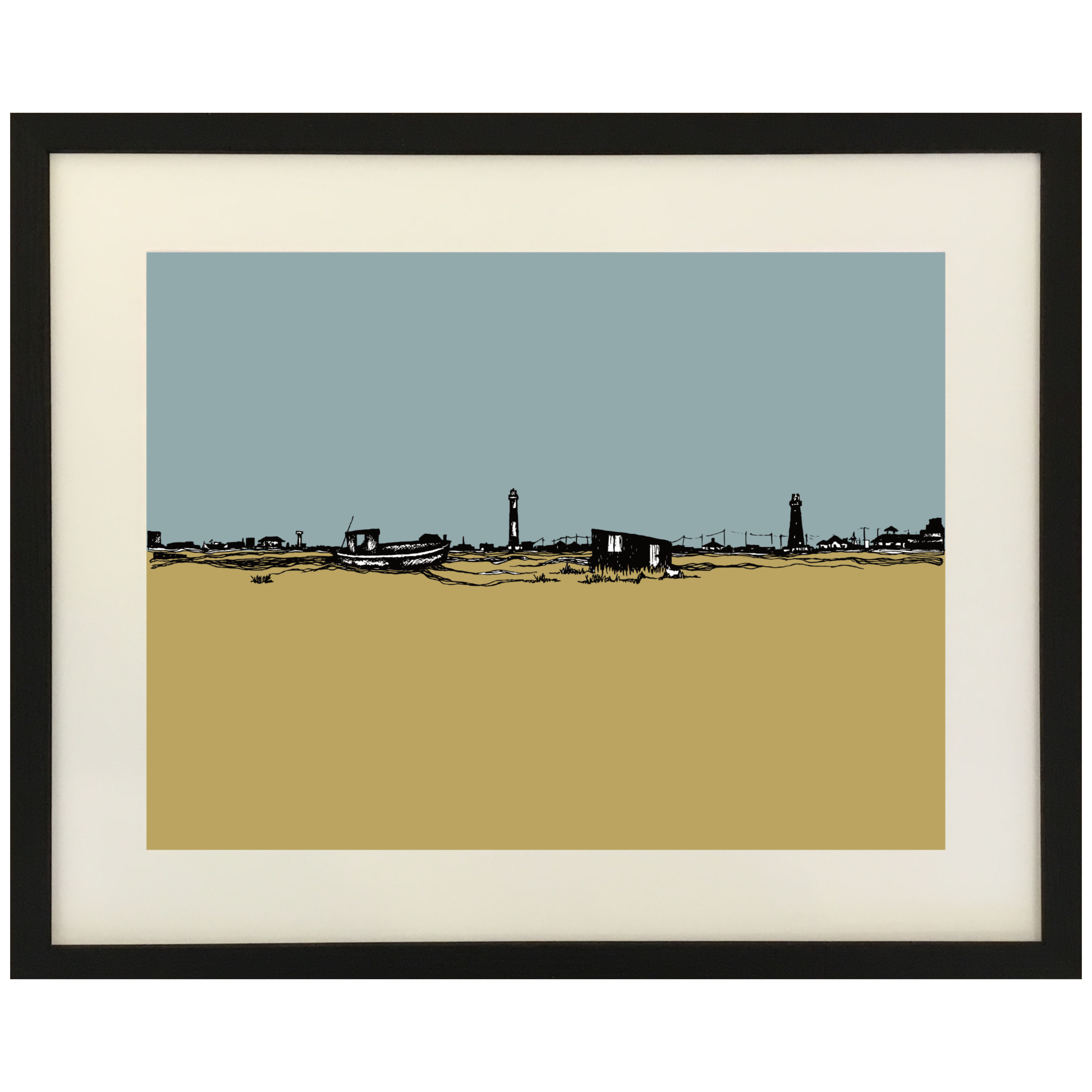 Dungeness Landscape - Unframed