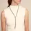 Thumbnail: UNOde50 Pretty Love Necklace - Captivating hearts in silver and gold with iconic leather.