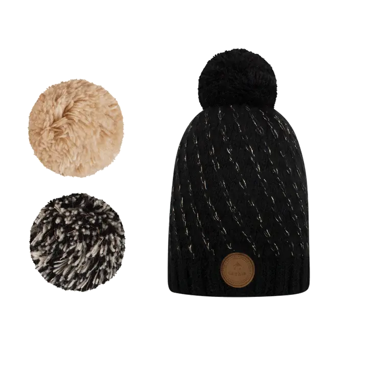 Miniature : Bonnet à pompons interchangeables