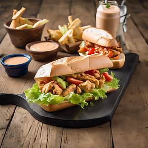 Blackened Chicken Po-Boy