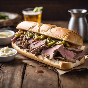 Sunday Roast Beef Po-Boy
