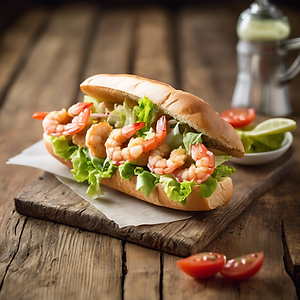 7th Ward Shrimp Po-Boy
