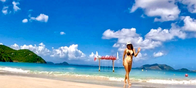 beautiful relaxing beach