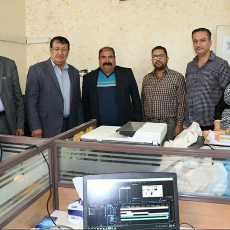 زيارة وفد نقابة الصحفيين العراقية لوكالة انباء الحاسة السابعة