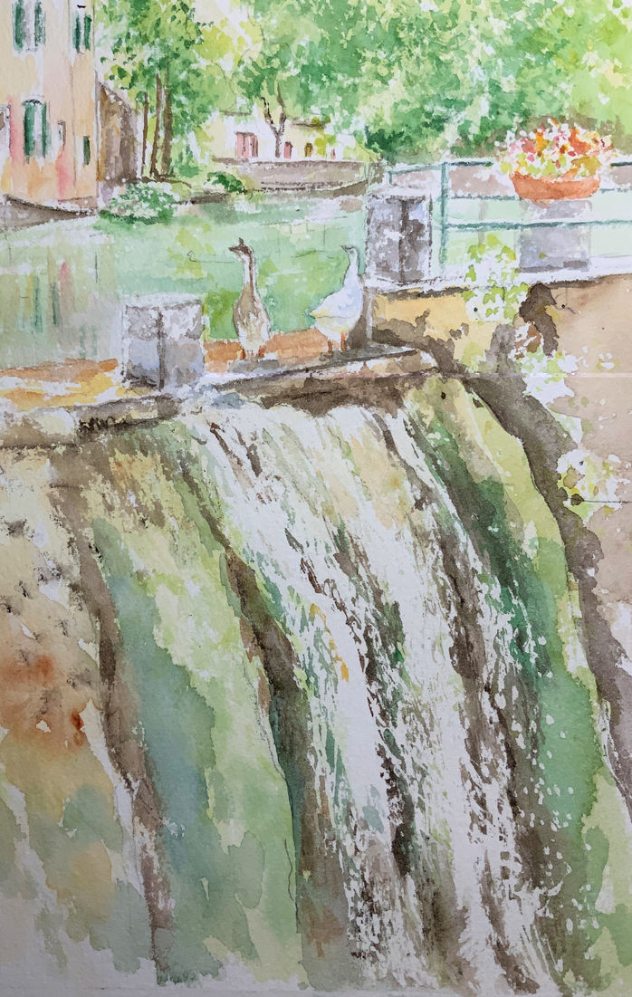 Tutoriel N° 31 : Chute d'eau à Florac (Cévennes).