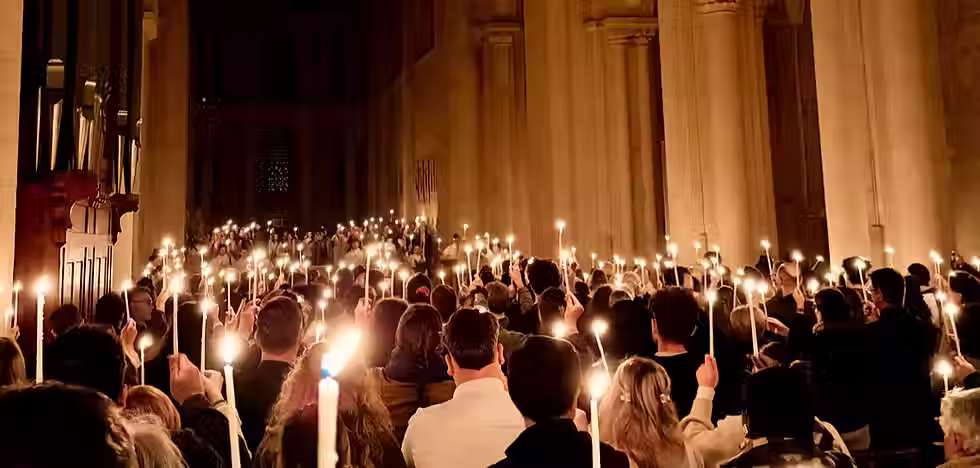 Messe de la vigile pascale à Caen