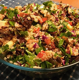 Salada Verde com Quinoa
