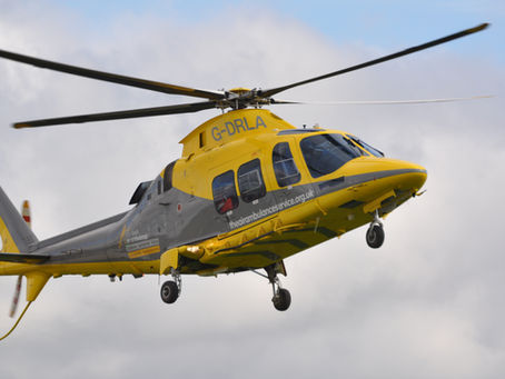 Emergency services scrambled to help fallen horse rider