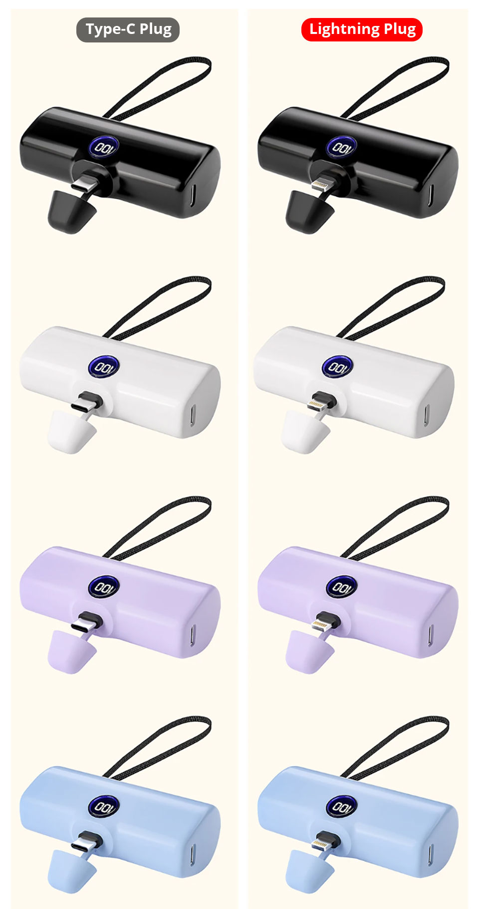 Miniatura: Fast Charging Power Bank Portable Charger External Battery for iPhone Samsung Hu