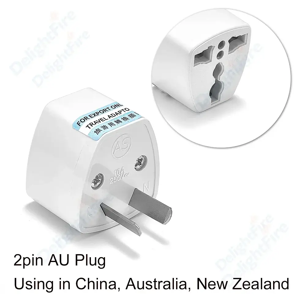 Miniatura: KR Plug Adapter Multifunction Universal AU UK US To EU Electrical Socket Type E/