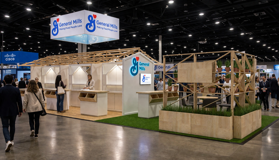General Mills convention exhibit booth design
