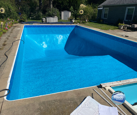 Vinyl Swimming Pool Liner Replacement in Whitehouse Ohio
