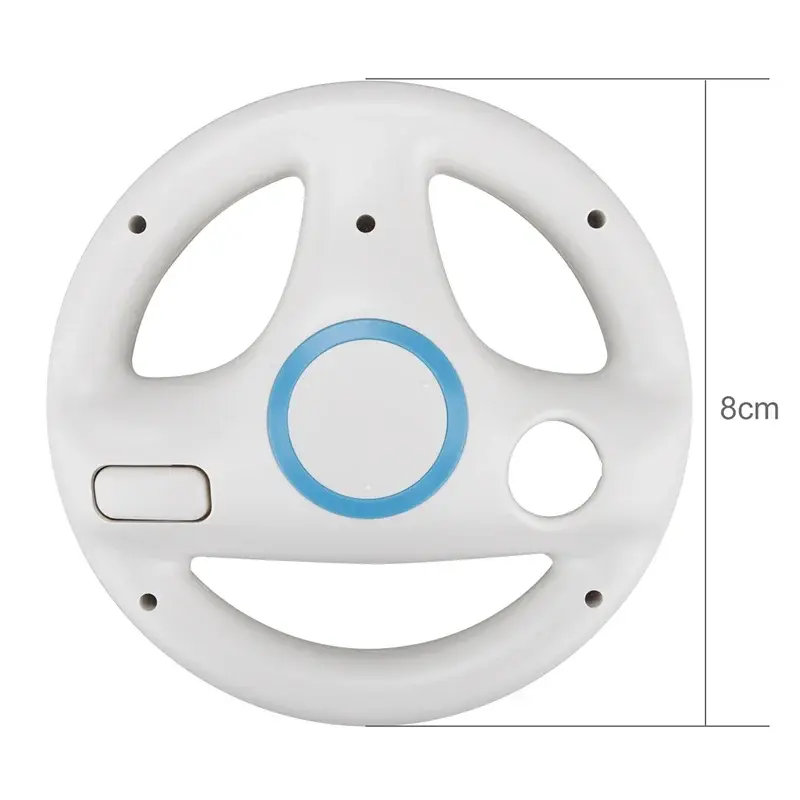 Thumbnail: Nintendo Wii Racing Wheel Controller for Wii Remote - Kart Steering Handle