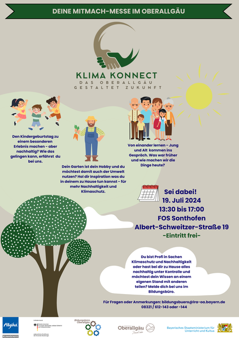 "KlimaKonnect" die Mitmach-Messe zum Thema Klimaschutz & Nachhaltigkeit