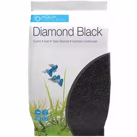 DIAMOND BLACK AQUARIUM GRAVEL
