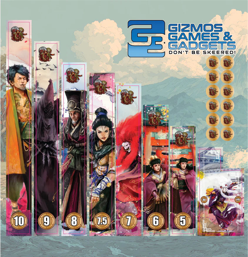 Thumbnail: Bushido Faction Ruler Set with Ki Tokens