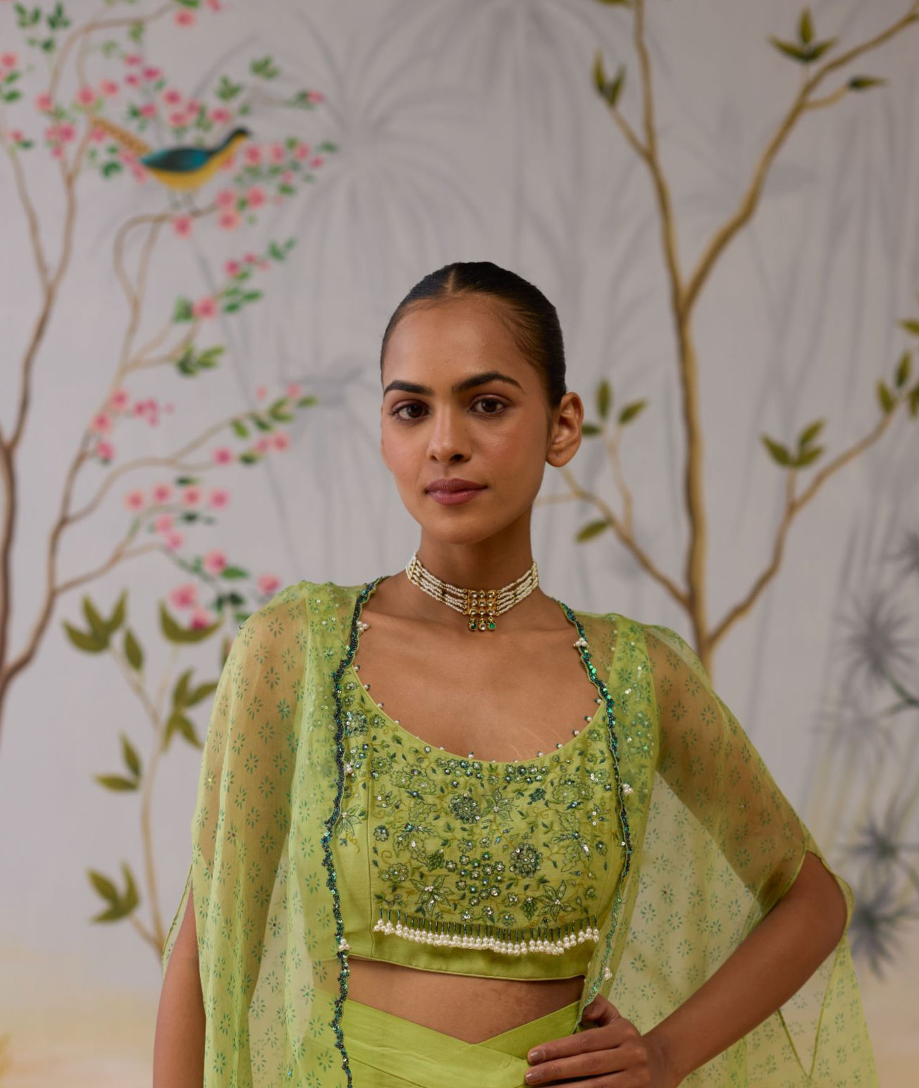 Nilpattri Kundan Choker