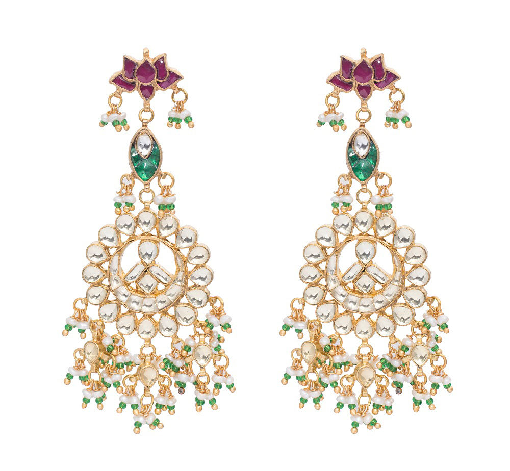 Mrinalika Earrings (Padma Saras)
