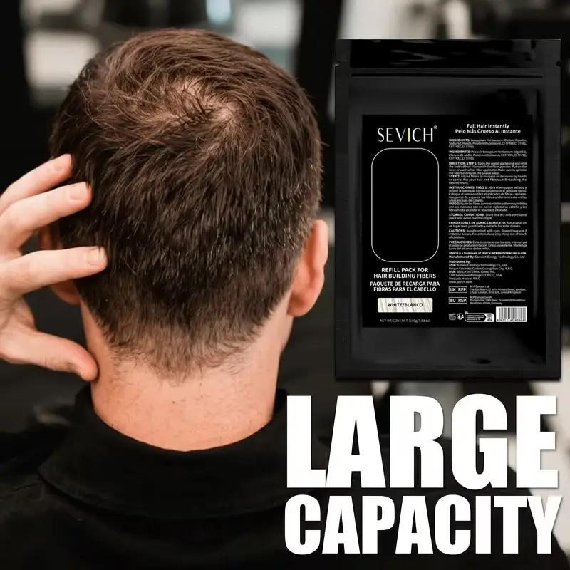 Miniatura: Sevich 100g Hair Fibers 10 Color Keratin Hair Building Fiber Powder Instant Hair