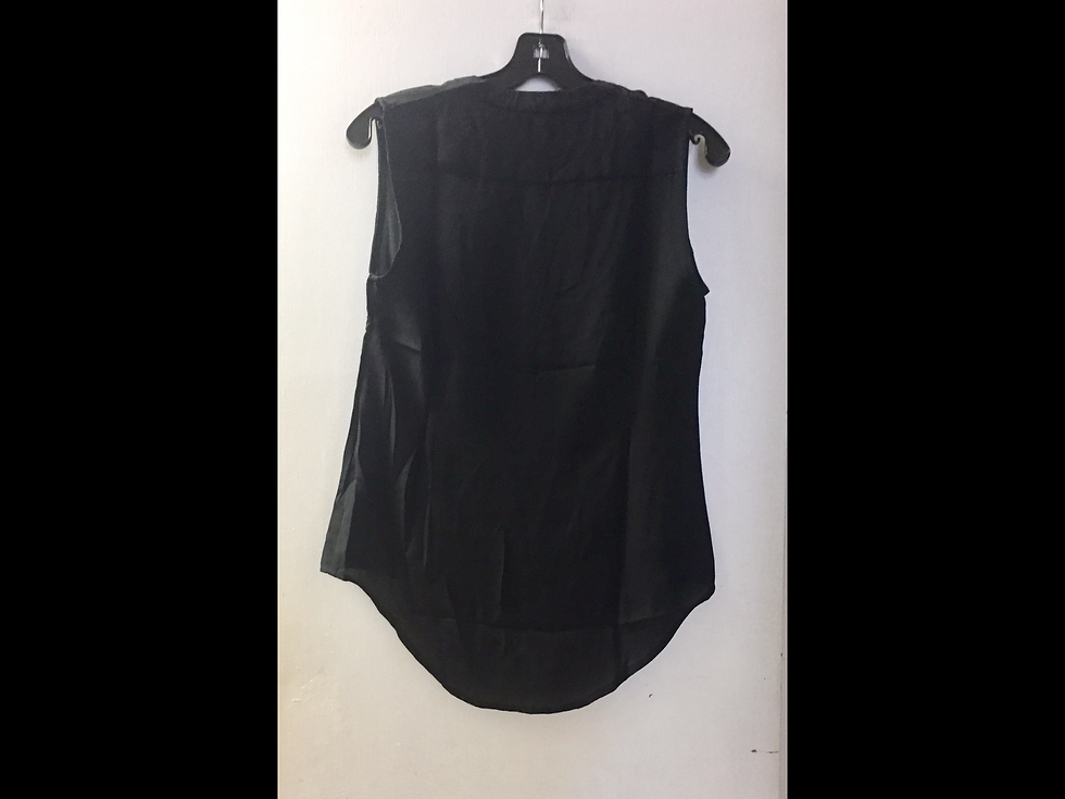 Thumbnail: V-Neck Chiffon Sleeveless Blouse